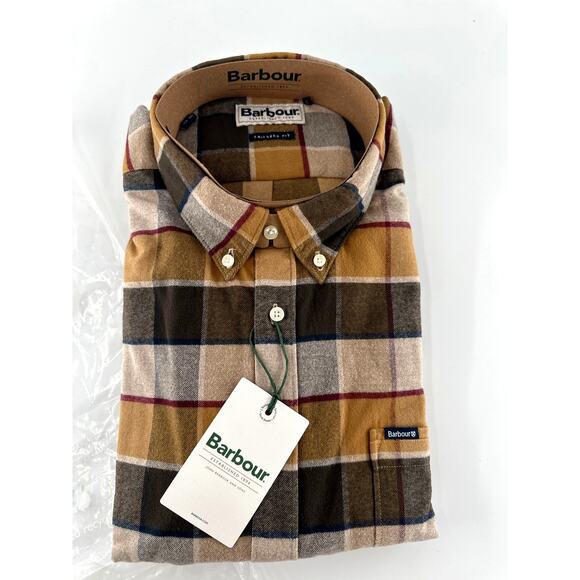 Barbour Men's Valley Tailored Checked Shirt Size XXL - Picture 3 of 10
